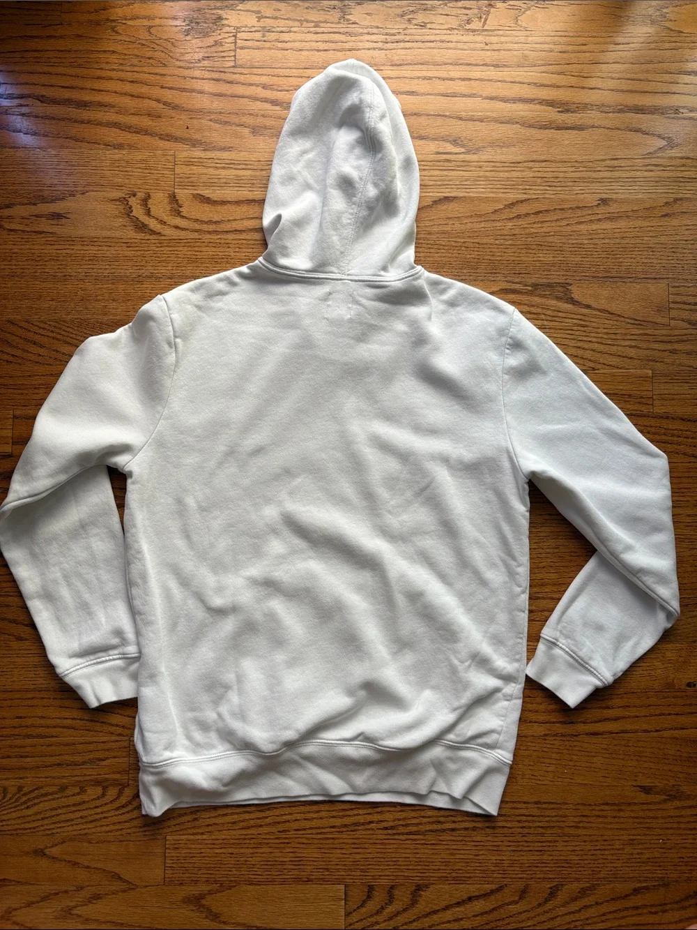 GAP White Crewneck Hoodie with Navy Logo